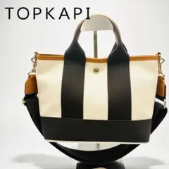 美品✨トプカピ スコッチグレイン ネオレザー ミニトート 2WAY Sサイズ