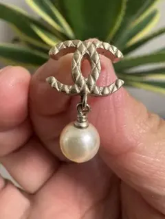 CHANEL ココマーク パール ピアス 片耳のみ シャネル CHANEL