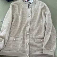 HK WORKS LONDON カーディガン アイボリー Lのサムネイル