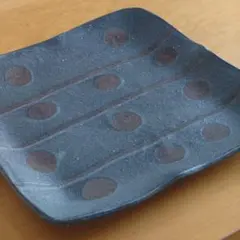 グレー ブラウン 大皿