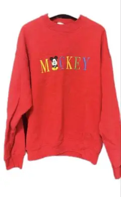 ディズニー　ミッキーマウス　スウェット　80s 90s ヴィンテージ