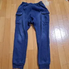 エフオーキッズ　裏起毛カーゴパンツ　140