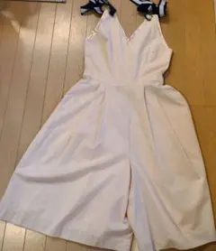 新品タグ付き★可愛いFURFUR サーモンピンク キュロットワンピ