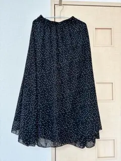 しまむら ドット ロングスカート