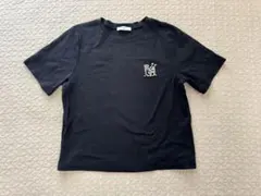 MEISM by Re:EDITビジューロゴ Tシャツ ブラックのサムネイル