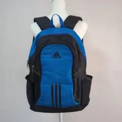 adidas・アディダス・リュック・バックパック・黒✖ブルー・小学生・中学生