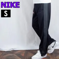 古着 ジャージ下 NIKEナイキ S ブラック黒 Y2575