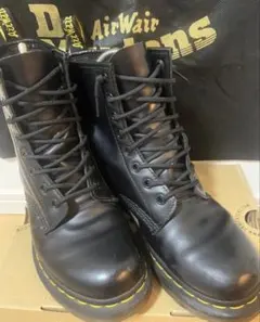 Dr. Martens 8ホール ブーツ ブラック uk6 25のサムネイル
