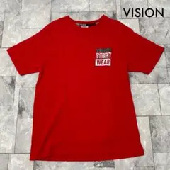 VISION ヴィジョンストリートウェア Tシャツ プリント 刺繍ロゴ sk8