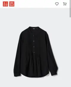 レーヨンピンタックプルオーバーブラウス（長袖）