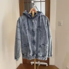 x-girl フード付きデニムジャケット M