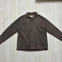 NANO universe LB.04/フェイクスウェードオープンカラーシャツのサムネイル
