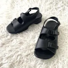 美品✨AKAISHI サンダル アーチフィッター 406 O脚 ブラック Lのサムネイル