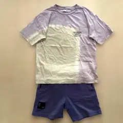 ZARA KIDS ハーフパンツ& タイダイ柄Tシャツ　上下セット　まとめ売りのサムネイル