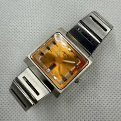 SEIKO セイコー アルバ AKA スクエア オレンジ文字盤 クォーツ 中古品のサムネイル