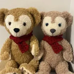 ダッフィー　シェリーメイ　コスチューム　ハンドメイド　ペアマフラー
