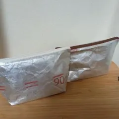 478)479)タイベックシルバー　ウルトラライト8gポーチ　2個セット