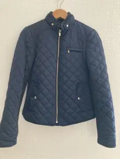 ネイビー キルティングジャケット