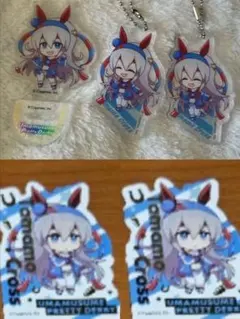 ウマ娘 タマモクロス　アクリルキーホルダー　ステッカーセット