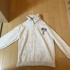 Stussy グレー ジップアップパーカー M Stussy グレー ジップアップパーカー Stussy グレー ジップ