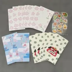 お年玉袋 ぽち袋 セット 桜 獅子舞 シール付き