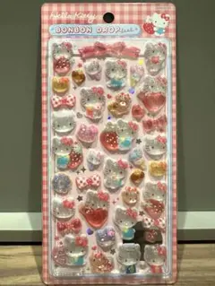 【新品未使用】ボンボンドロップシール サンリオ第2段 ハローキティ 赤 正規品