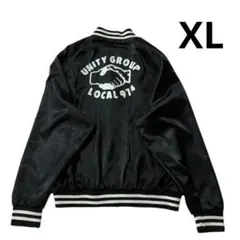 80s 90s USA製 Aristo Jac ナイロンジャケット XL 黒