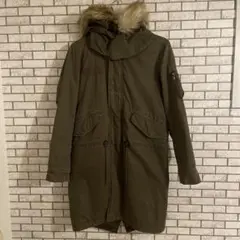 ナノユニバース モッズコート M カーキ ファー THE 1st FLOOR