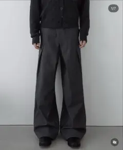 LEREN Structured Wide Trousers sサイズ - メルカリ