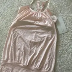 新品タグ付】ルルレモンlululemonタンクトップ ブラトップ付サイズ4ピンク