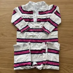 Ralph Lauren ストライプロンパース 0-6ヶ月