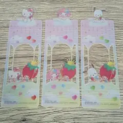 日本製【3枚セット】サンリオ♡ブックマークコレクション