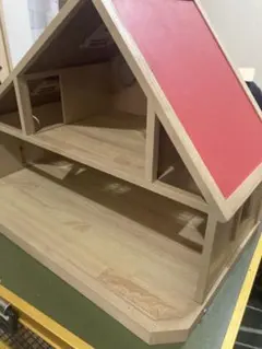 し*う様 希少　シルバニアのお家　木製　2階建て エポック社製シール付き