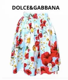 【値下げ可能】Dolce&Gabbana ポピー デイジー スカート 日本限定のサムネイル