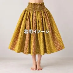 BLUE HEAVEN COMPANY パウスカート 71cm 黄×茶