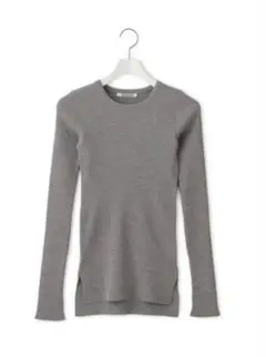 AURALEE SUPER FINE WOOL RIB KNIT P/O