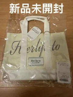 herlipto Canvas Mini Tote トートバッグWhite - メルカリ
