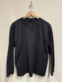 ダブルテーラリング ロングスリーブ Tシャツ デサント オルテライン ブラックのサムネイル