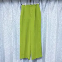 【SENCE OF PLACE】グリーンパンツ