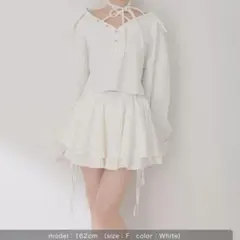 エムミーエメ M me eme Tulle knit ensemble tops - メルカリ