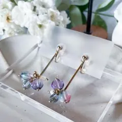 【イヤリング】あわ玉