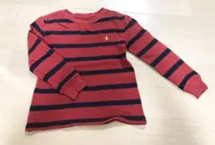 ラルフローレン　セーター　レッド　ネイビー　サイズ5