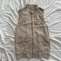00s vintage リネンハイネックベスト テック シティボーイ 亜熱帯のサムネイル