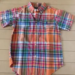 Ralph Lauren 半袖チェックシャツ 120