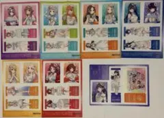 【匿名配送】学園アイドルマスター☆クリアシート 全7種コンプリート ローソン