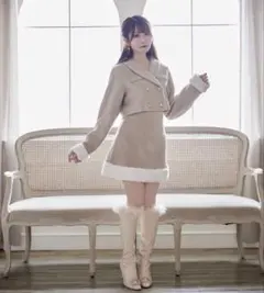 Treat Ürself アウター Muse fur flare coat - メルカリ