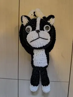 らるふ（ボストンテリア）あみぐるみ