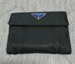 PRADA プラダ 二つ折り財布 ブラック