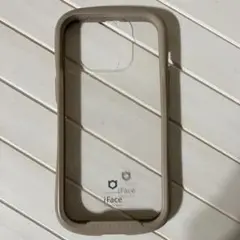 iFace iPhone 13 Pro用ガラスケース ベージュ