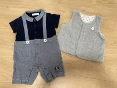 bebe ベビー服　半袖ロンパース　70